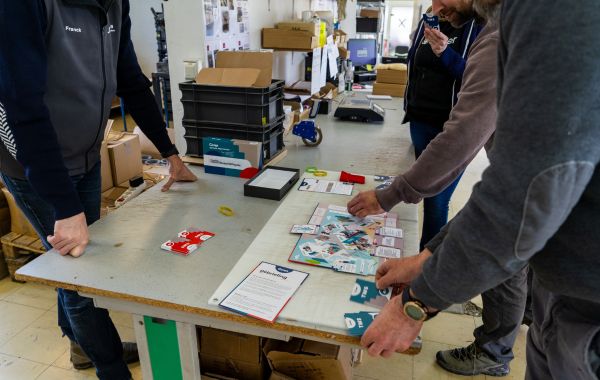 Des équipes sont entrain de jouer à la Box Prévention Coven