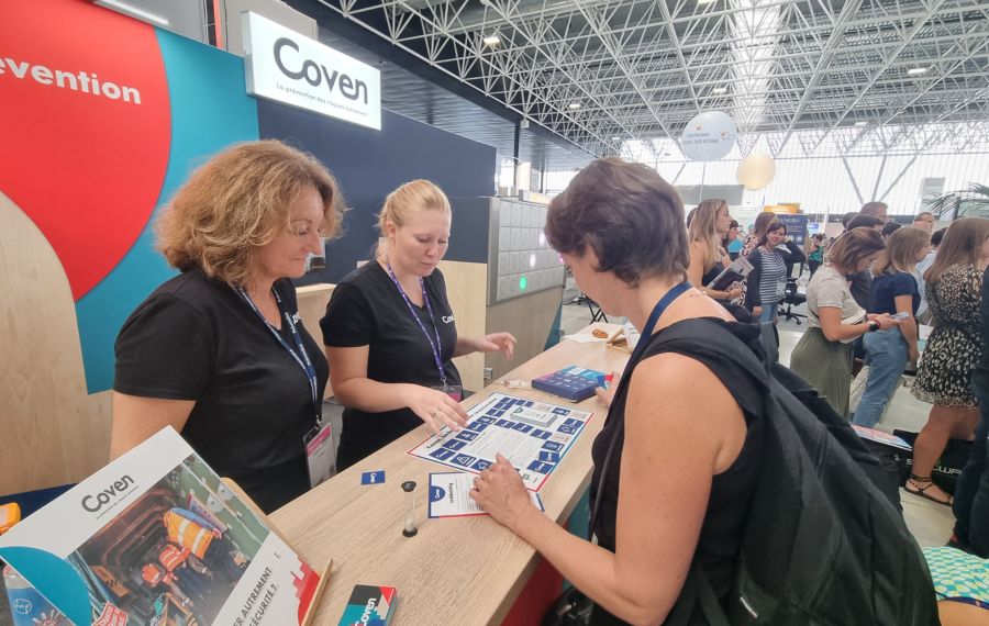 L'équipe Coven à Préventica L'équipe Coven à Préventica