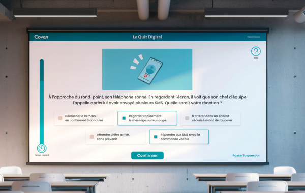 Le jeu "Challenge Prévention" de Coven