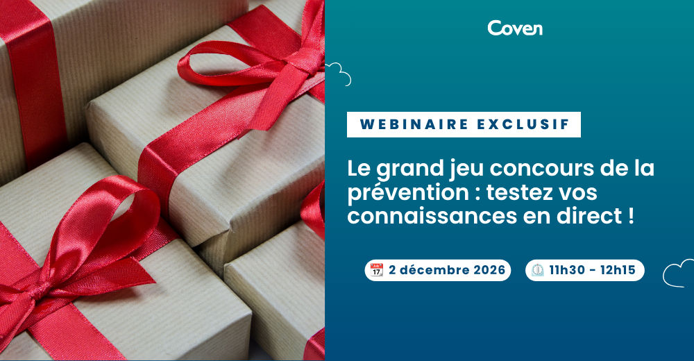 Webinaire du 2 décembre : le grand jeu concours de la prévention - testez vos connaissances en direct