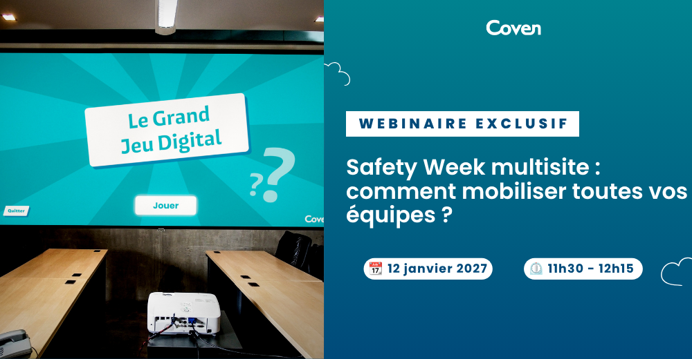 Webinaire du 12 janvier 2027 : Safety Week Multisite - comment mobiliser toutes vos équipes ?